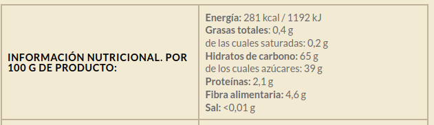 CIRUELAS PASAS SIN HUESO A GRANEL Biogredos (150 g)