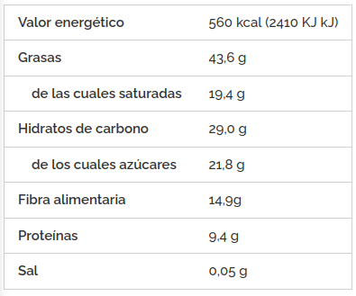 CHOCOLATE NEGRO 73% AVELLANAS Solé (150 g)