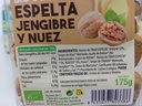 GALLETAS DE ESPELTA JENGIBRE Y NUEZ Solnatural (175 gr)