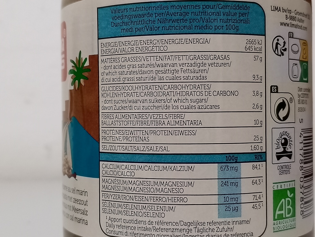 TAHIN Lima (500 gr)