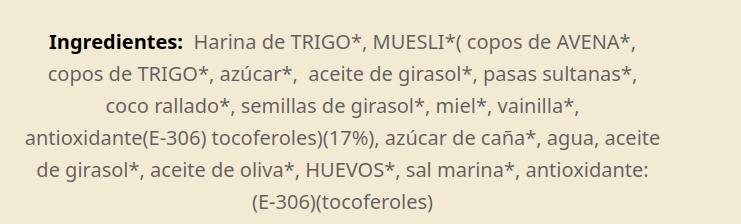 GALLETAS DE DESAYUNO (220 gr)