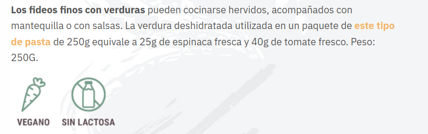 FIDEO FINO CON VERDURAS Biogra (250 gr)