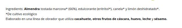 TURRON A LA PIEDRA Sin Azucar Massaxuxes (200 gr) (copia)