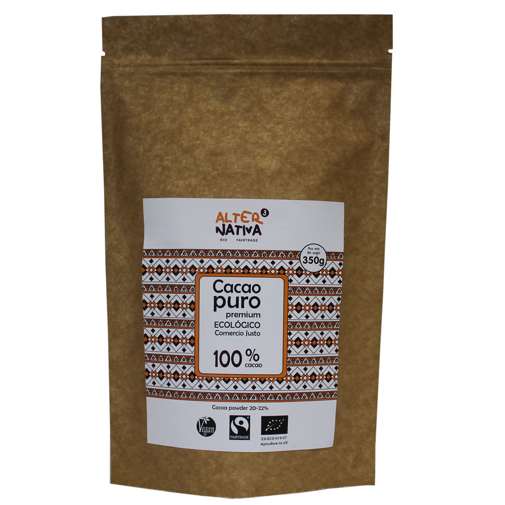 CACAO PURO 100% DESGRASADO Alternativa3 (350 g)