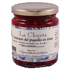 PIMIENTO DEL PIQUILLO EN TIRAS La churta (215 gr)
