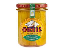 ATUN CLARO EN ACEITE DE OLIVA EN TARRO DE CRISTAL Ortiz (220 g)