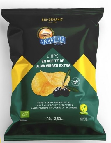 PATATAS FRITAS EN ACEITE OLIVA Añavieja (100 g)