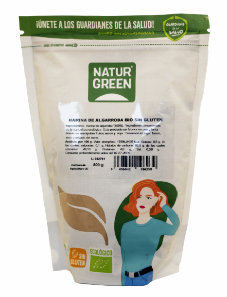 HARINA DE ALGARROBA Naturgreen (500 g)