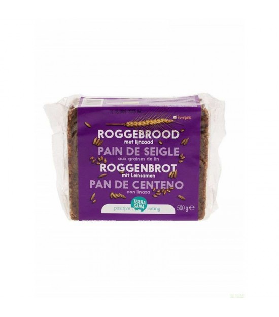 PAN ALEMAN DE CENTENO Y LINAZA Terra Sana (500 g)