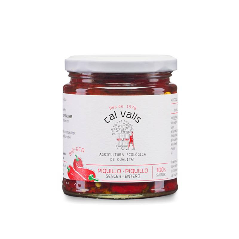 PIMIENTO DEL PIQUILLO ENTERO Cal Valls (165 gr)
