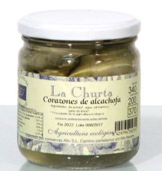 CORAZONES DE ALCACHOFA La Churta (340 g)