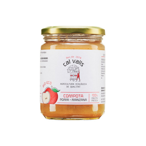 COMPOTA DE MANZANA Cal Valls (400 gr)