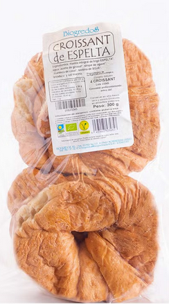CROISSANT DE ESPELTA Biogredos (4 und)