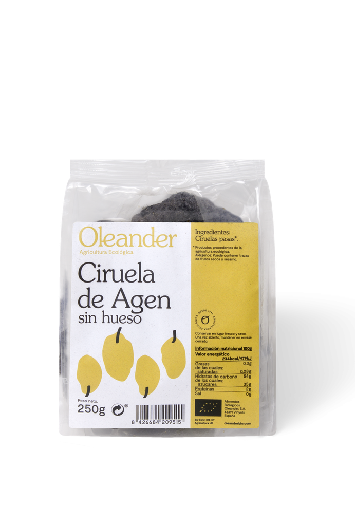 CIRUELAS DE AGEN SIN HUESO Oleander (230 g)