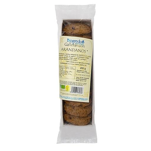 GALLETAS DE ARANDANOS Biogredos (200 g) Cad. 6/10