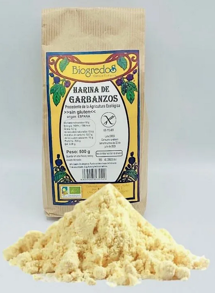 HARINA DE GARBANZO Biogredos (500 g) Cad 27/5.