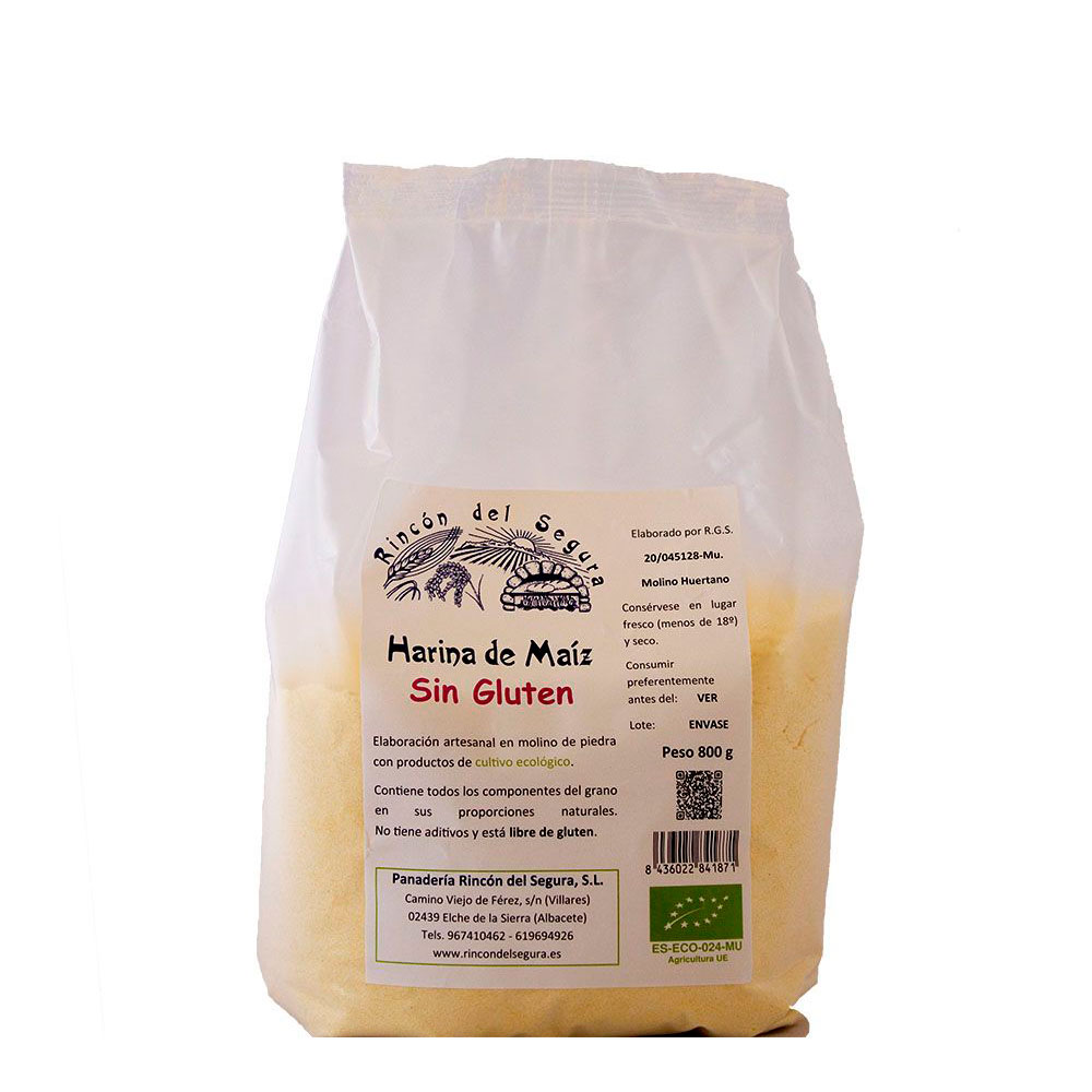 HARINA DE MAIZ SIN GLUTEN Rincón del Segura (800 g)