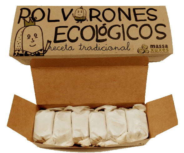 CAJA DE POLVORONES VEGANOS SIN AZUCAR SIN GLUTEN Massaxuxes (210 g)