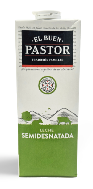 LECHE SEMI-DESNADATA Buen Pastor (1 L)