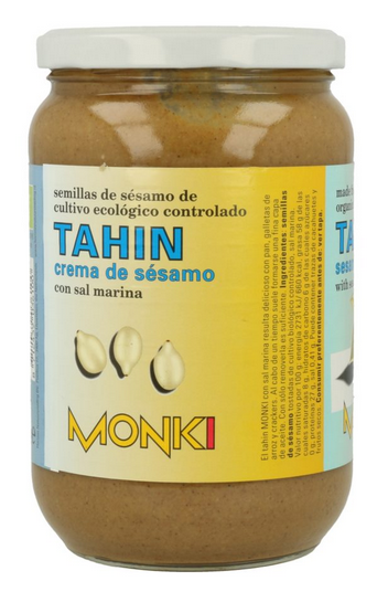 TAHIN TOSTADO CON SAL MARINA Monki (650 g)