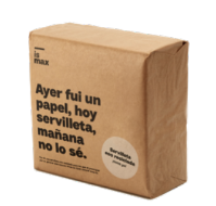 SERVILLETAS NATURAL 32,5x32,5 (100 und) SOLYECO