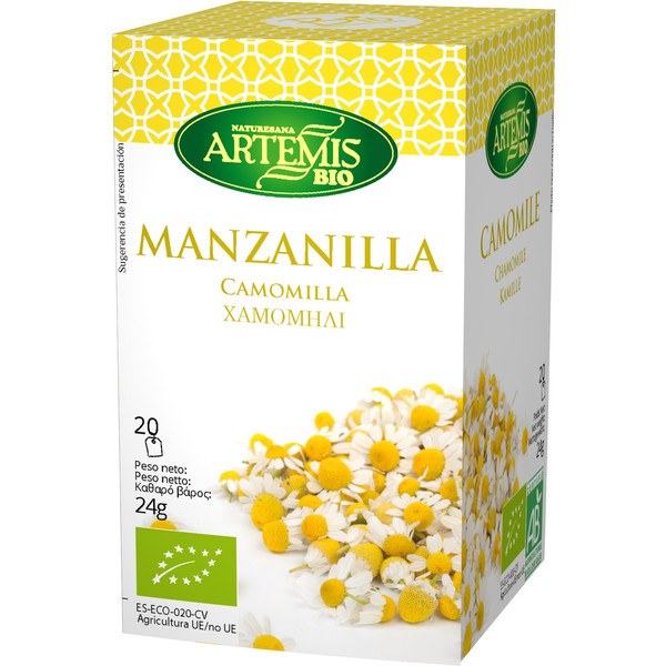 MANZANILLA DULCE INFUSION Artemis-Herbes de Moli (20 bolsitas)