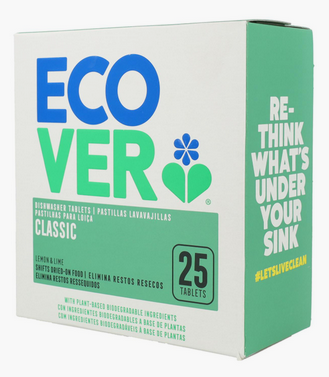 PASTILLAS LAVAVAJILLAS Ecover (25 tabletas, 500 gr)