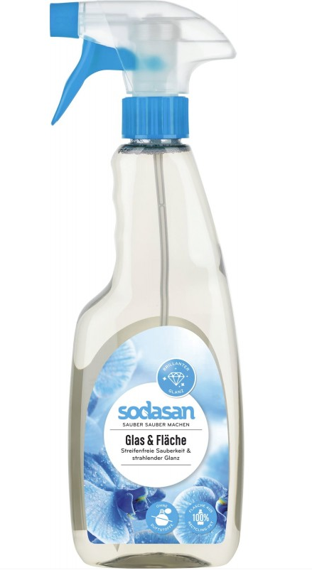 LIMPIACRISTALES Y SUPERFICIES Sodasan (500 ml)