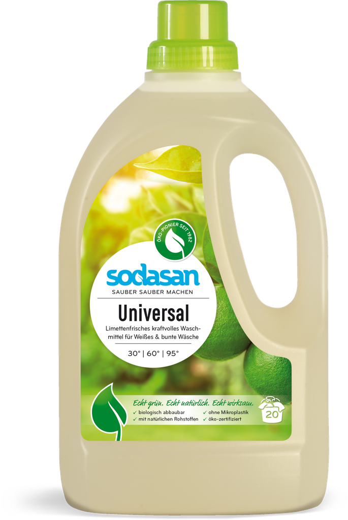 DETERGENTE LIQUIDO LAVADORA SODASAN (1,5 L)