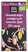 CHOCOLATE NEGRO 70% Equimercado (80 g)
