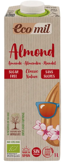 LECHE DE ALMENDRAS Ecomil (1 L) Cad. 26/11