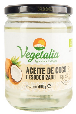 ACEITE DE COCO DESODORIZADO Vegetalia (400 g)