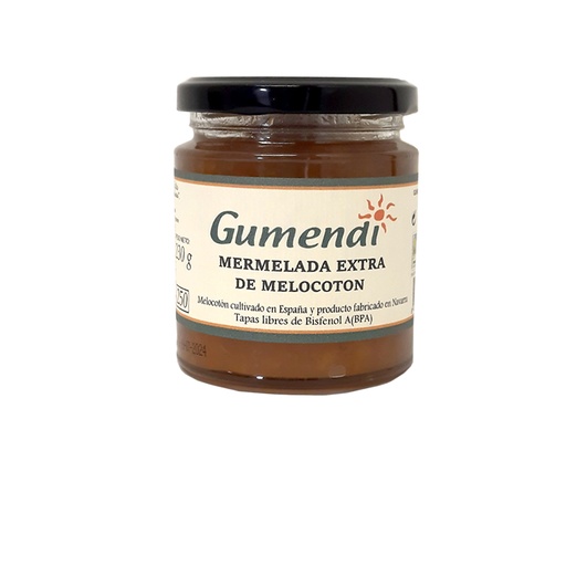 [2060210] MERMELADA DE MELOCOTON Gumendi (230 g)