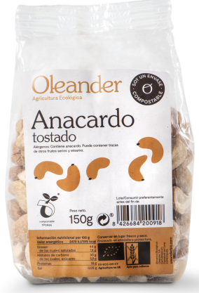[2011022] ANACARDO TOSTADO Oleander (150 g)