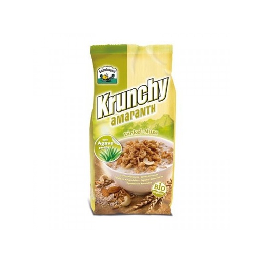 [2020230] KRUNCHY ESPELTA, ALMENDRAS Y AMARANTO (375 gr)