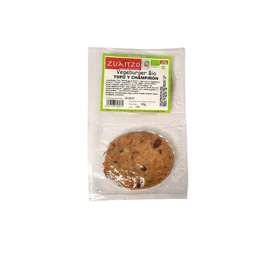 [2072110] HAMBURGUESA DE CHAMPIÑON Zuaitzo (150 g) Cad. 7/10