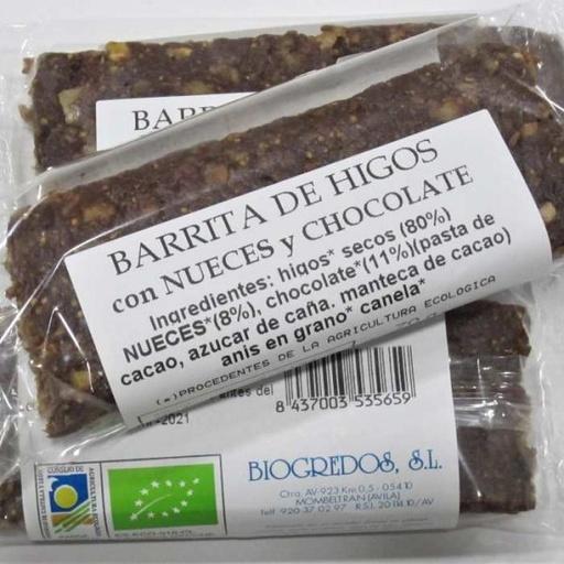 [2020051] BARRITA DE HIGOS CON NUECES Y CHOCOLATE Biogredos (70 gr)