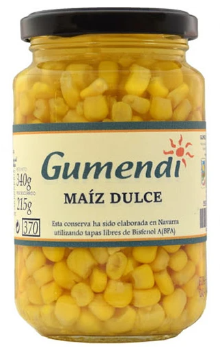 [2074034] MAIZ EN CONSERVA Gumendi (340 gr)