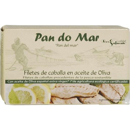 [2076061] CABALLA EN  ACEITE DE OLIVA EN LATA Pan do mar (120 gr)