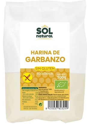 [2081029] HARINA DE GARBANZO Sol Natural (500 g)