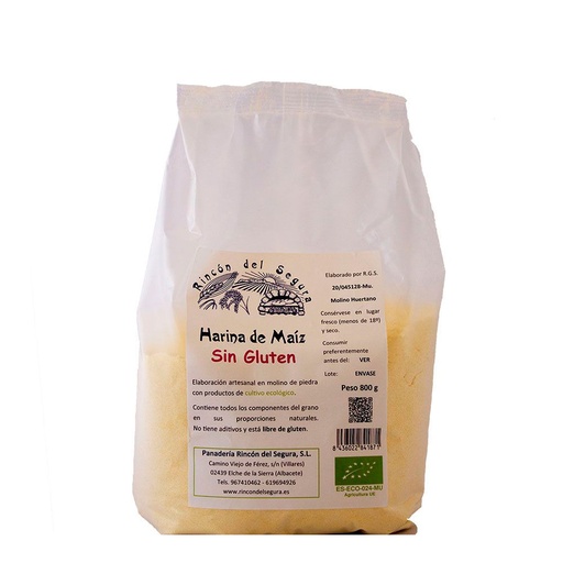 [2081016] HARINA DE MAIZ SIN GLUTEN Rincón del Segura (800 g)