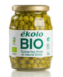 [2061017] GUISANTES EN CONSERVA Ekolo (340 gr)