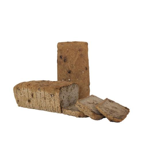 [1030128] PAN INTEGRAL DE TRIGO SARRACENO CON PASAS Y NUECES LARGA DURACION Rincón del Segura (500 g) Cad. 24/6