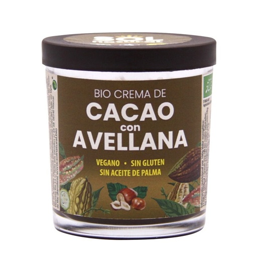[2051207] CREMA DE CACAO CON AVELLANA Solnatural (200 gr)