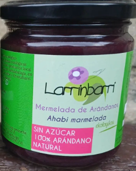 [2060293] MERMELADA ARANDANO SIN AZUCAR LARRINBARRI (388 gr.)