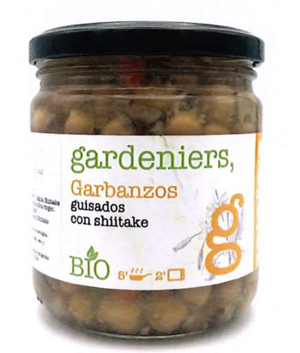 [2061063] GARBANZO GUISADO CON SETA SHIITAKE Gardeniers (370 gr)