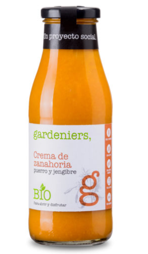 [2074072] CREMA DE ZANAHORIA PUERRO Y JENGIBRE Gardeniers (490 gr)