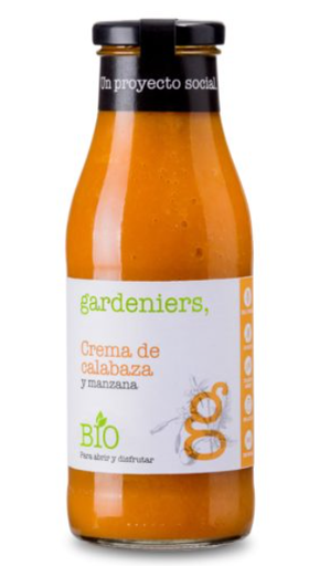 [2074074b] CREMA DE CALABAZA Y MANZANA Gardeniers (490 g)