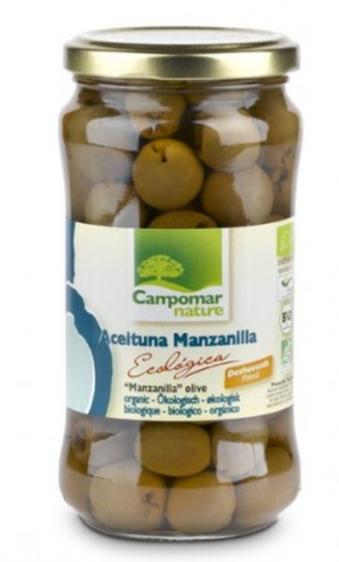 [2020504] ACEITUNA MANZANILLA NATURAL SIN HUESO Campomar Nature (350 gr)