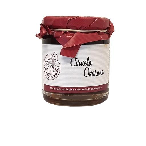 [20601411] MERMELADA CIRUELA ROJA CON MANZANA sin azucar TOLOGORRI (270 gr.)